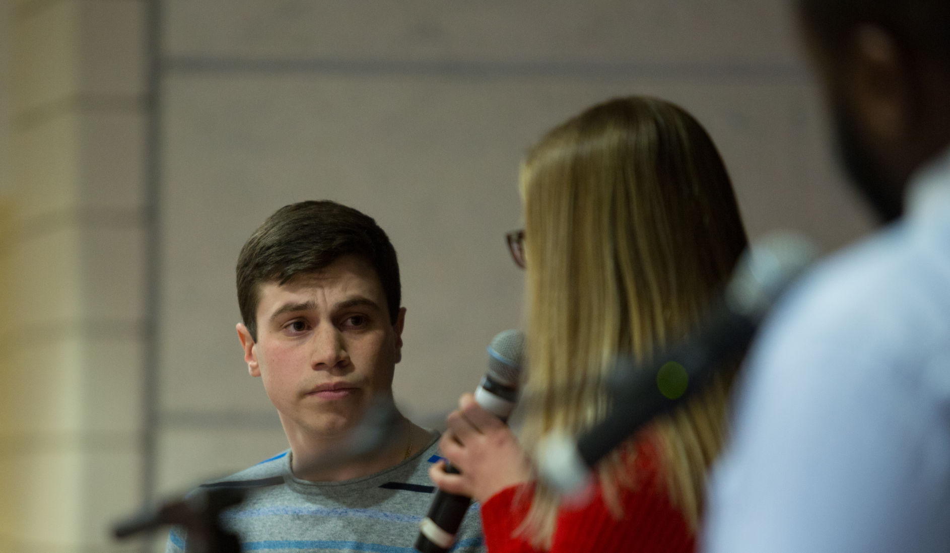 USC Debate (Photo 4, Jared listening)